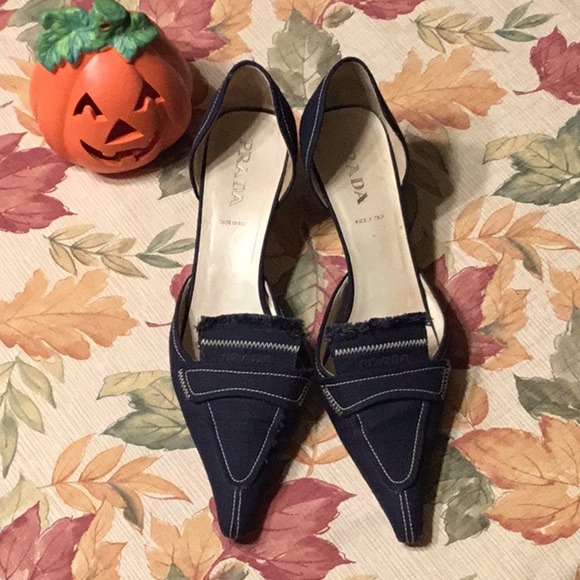 Prada Shoes - Prada heels w/ original bags and extra heel tips